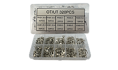 320 Parça Krom Delikli ve Ay Terminal Seti - 1