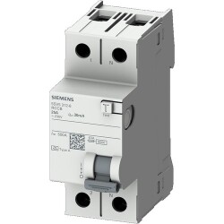 SIEMENS 5SV5612-6 300mA 2X25A Kaçak Akım Koruma rölesi - Siemens 