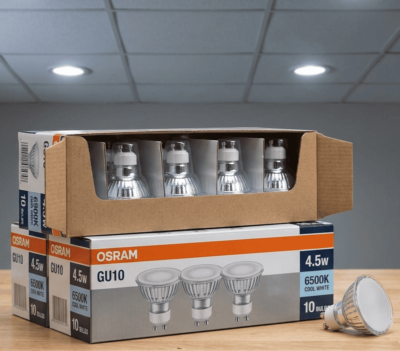 Toptan Alımların Parlak Yıldızı: Osram GU10 4.5W 6500K Beyaz Işık (10'lu Paket) İncelemesi