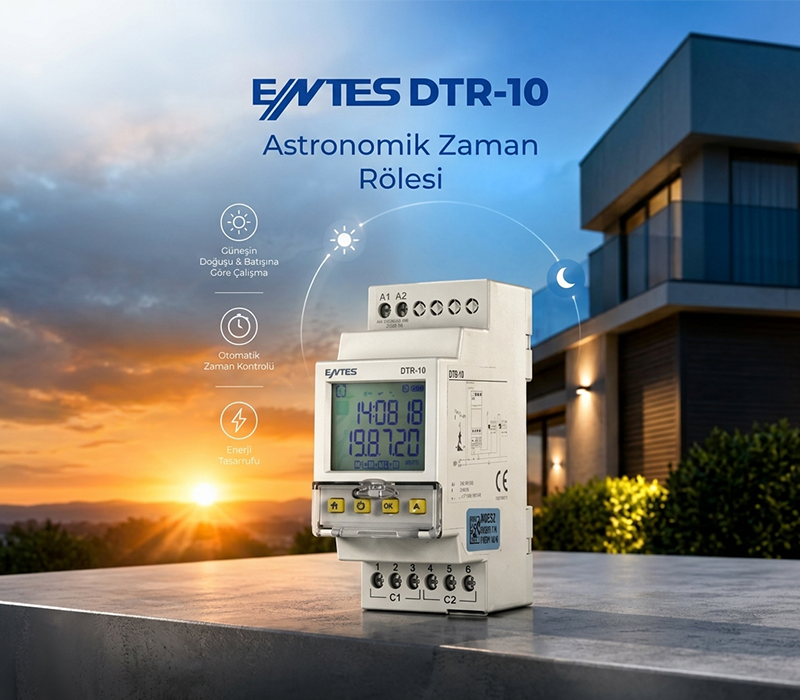 ENTES DTR-10 (M4912) Astronomik Zaman Rölesi - Özel Fiyat ve Stok