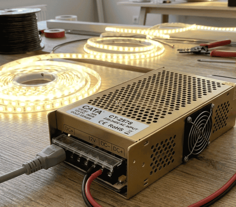 Uzun Metrajlı LED Projelerinin Şampiyonu: Cata CT-2578 30 Amper Gold Şerit Led Trafosu İncelemesi