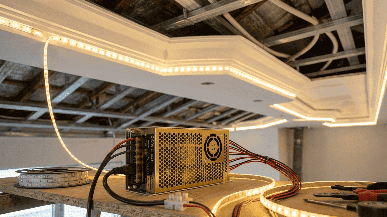 Uzun Metrajlı LED Projelerinin Şampiyonu: Cata CT-2578 30 Amper Gold Şerit Led Trafosu İncelemesi