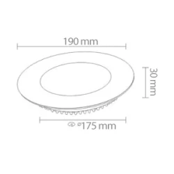 ACK 15W Sıva Altı Led Panel – Sarı 3000K AP01-01500 - 2