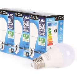 ACK 9W LED AMPUL 4000K ACK AA13-00921 - 1
