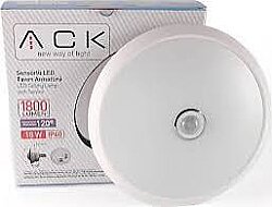 ACK AC17-00130 Sensörlü Led Tavan Armatürü Beyaz 18W - Ack