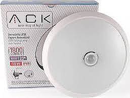 ACK AC17-00130 Sensörlü Led Tavan Armatürü Beyaz 18W - 1