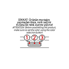 ACK AD01-00690 6W Sıva Altı CCT LED Spot 3 Renk Ayarlanabilir - 3