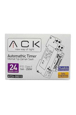 ACK Mekanik Zaman Saati AY26-00010 Rezervli W Otomat Tipi - 1