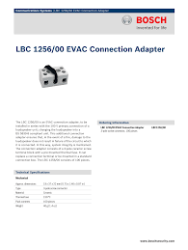 BOSCH LBC Porselen Klemens (EVAC Bağlantı Adaptörü) - 2