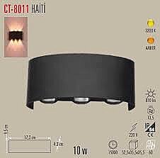 Cata CT-8011 HAİTİ LED APLİK Amber Renk - Cata