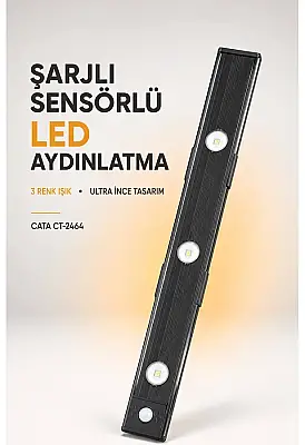 Cata CT-2464 Cata Bella Slim Cabinet Şarjlı Sensörlü - 5