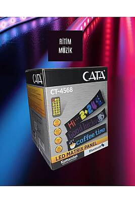 CATA CT 4568 Esnek Yapışkanl Matrix Led Panel 96X16 RGB - 2