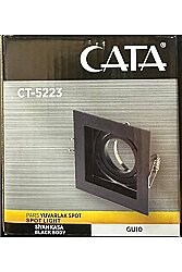 CATA CT-5223 PARS SİYAH ARMATÜR KARE - 2