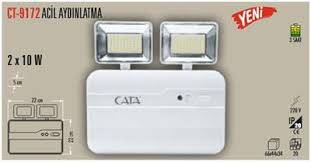 Cata CT-9172 2x10 Acil Aydınlatma Armatürü - 1