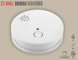 Cata Ct-9451 Pilli Duman Dedektörü Pil Dahil - 3
