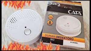 Cata Ct-9451 Pilli Duman Dedektörü Pil Dahil - 4