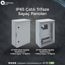 Çetinkaya ÇP 5215 IP65 Çatılı Trifaze Sayaç Panosu - 1
