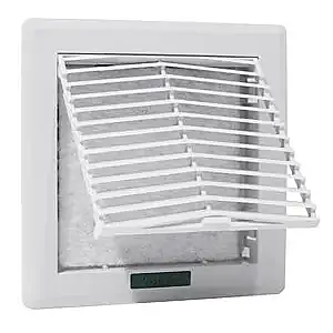 Çetinkaya Pano V02 160 003 160X160 FİLTRELİ GRİ MENFEZ IP 54 - 1