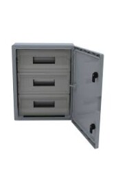 ÇP 5104 40x50x17,5 3x17= 51 Otomat Opak Kapaklı Otomat Panoları - ABS Perdeli - 1