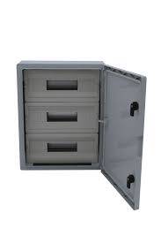 ÇP 5107 35x50x19,5 3x15= 45 Otomat Opak Kapaklı Otomat Panoları - ABS Perdeli - 1