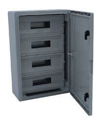 ÇP 5109 60x80x26,5 4x25= 100 Otomat Opak Kapaklı Otomat Panoları - ABS Perdeli - 1