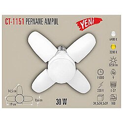 CT-1151 Pervane Ampul Beyaz - Cata