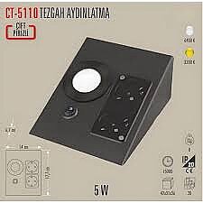 CT-5110 TEZGAH AYDINLATMA SATİN KASA GÜNIŞIĞI - 3