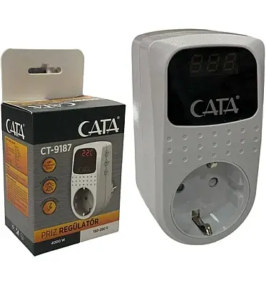 CT-9187 Akım Korumalı Priz Digital - 4
