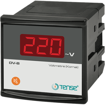 Tense DV-B Dijital Seçmeli Voltmetre (50/60 Hz), Buzzer’lı - 1