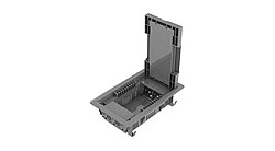EAE 3122709 DK-MX 2 146x250 Modüler Çıkış (Priz) Kutusu, 8 Modül (Gri) - EAE