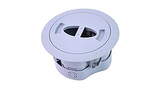 EAE 3210162 Grommet 6 Modül Flex Tip Priz Kutusu Gri - 1