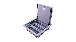 EAE 3122704 DK-MX 1 250x250 Modüler Çıkış (Priz) Kutusu, 24 Modül (Gri) - EAE