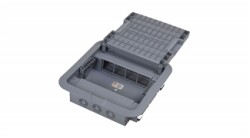 Eae DKF-7 Yükseltilmiş Döşeme Modüler Priz Kutusu, 16 Modül (H=70mm), Gri - 1