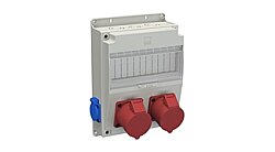 EAE 3363279 E-BOX PRİZ MONTAJLI 2(1*16) + 1(5*32+5*16) - EAE