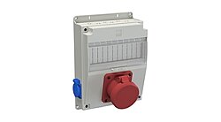 EAE 3363274 E-BOX PRİZ MONTAJLI 2(1*16) + 1(5*63) - EAE