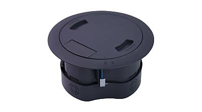 EAE 3159340 Grommet 6 Modül Priz Kutusu Füme - 1