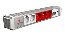 EAE 3404723 SM-STD Masaüstü Priz Bloğu, 2 Şebeke, 3 UPS, 2 Data, USB Type A+C - EAE