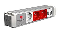 EAE 3404717 SM-STD Masaüstü Priz Bloğu, 1 Şebeke, 2 UPS, 2 Data - EAE