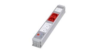 Eae SM-STD I - Standart Tip Bürotik Priz Bloğu, 2 Şebeke+2 UPS+2 Tel- Data Kapağı, 10/16 Modül - 1