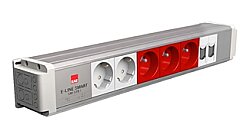 EAE 3404720 SM-STD Masaüstü Priz Bloğu, 2 Şebeke, 3 UPS, 2 Data - EAE