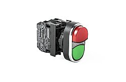 EMAS B102K21KY B Serisi Plastik 1NO (0-I) 60° Seçici Kalıcı 22 mm Buton - EMAS