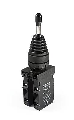 EMAS CP707DJ40 CP Serisi Plastik 1NO+1NO Joystick Dönüşlü 2 Pozisyonlu 22 mm Buton - 1