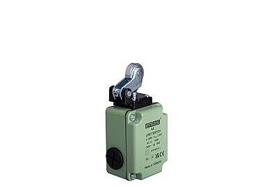 EMAS L1K13MIM211 L1 Metal Gövde 14 mm Metal Makaralı Manivela Ani Hareketli 1NO+1NC Sınır Şalter - 1