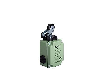 EMAS L1K13MIP211 L1 Metal Gövde 14 mm Plastik Makaralı Manivela Ani Hareketli 1NO+1NC Sınır Şalter - 1