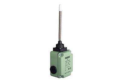 EMAS L1K13SOP102 L1 Metal Gövde 7 mm Küt PLastik Uç Metal Yay Kol Ani Hareketli 1NO+1NC Sınır Şalter - 1