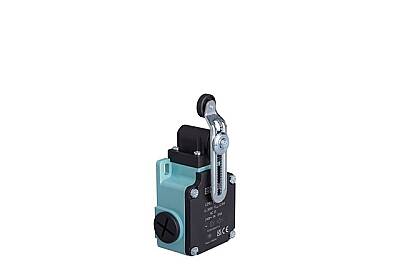 EMAS L2K13MEP124 L2 Metal Gövde 22 mm Metal Makaralı Manivela Ani Hareketli 1NO+1NC Sınır Şalter - 1