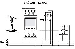 Entes M4912 DTR-10 Astronomik Zaman Saati Çift Kontak - 5