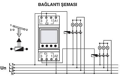 Entes M4912 DTR-10 Astronomik Zaman Saati Çift Kontak - 5