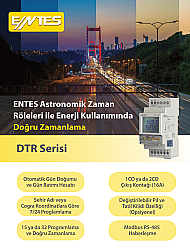 Entes M4912 DTR-10 Astronomik Zaman Saati Çift Kontak - 2