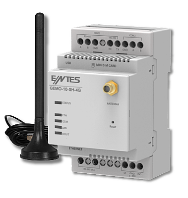 ENTES GEMO-10-SH-4G GSM Sayaç Okuyan Gateway AĞ HABERLEŞME DONANIMLARI - 1